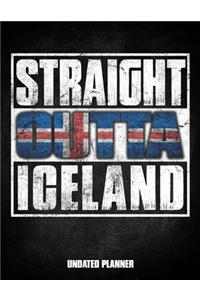 Straight Outta Iceland Undated Planner