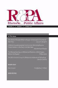 Rhetoric & Public Affairs 21, No. 2