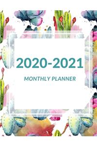 2020 - 2021 Monthly Planner
