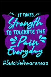 It Takes Strenght To Tolerate the Pain Everyday