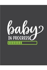 Baby in Progress: Wide Ruled Notebook Gift For a Future Doctor, Perfect for any Midwife, Obstetrician, Gynecologist.