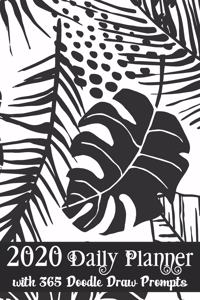 2020 Daily Planner with 365 Doodle Draw Prompts