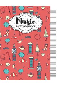 Music Sheet Notebook