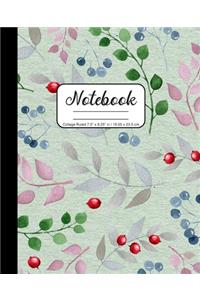 Notebook College Ruled 7.5