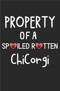 Property Of A Spoiled Rotten ChiCorgi