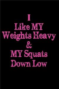I Like My Weights Heavy & My Squats Down Low