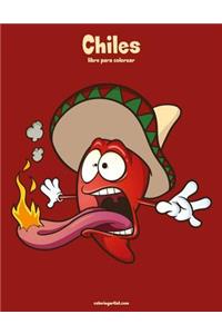 Chiles libro para colorear 1
