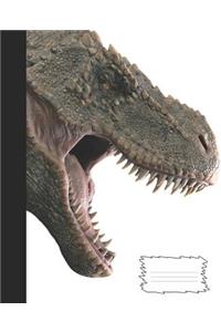 Dino T Rex Composition Notebook