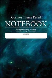 Cosmos Theme Ruled Notebook