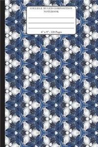 College Ruled Composition Notebook. 6" x 9". 120 Pages