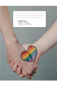 Hands Composition Book - We Are All Humans