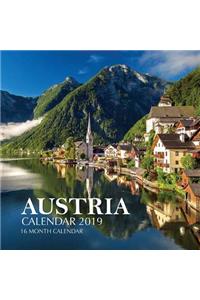 Austria Calendar 2019: 16 Month Calendar