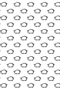 Pig Pattern - Black Pigs