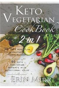 Keto vegetarian cookbook 2 in 1