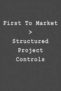 First to Market > Structured Project Controls