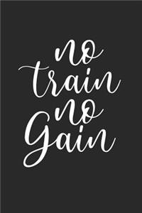 No Train No Gain