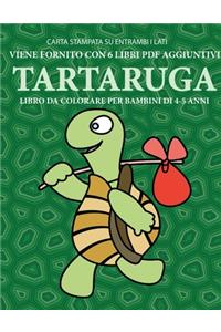 Libro da colorare per bambini di 4-5 anni (Tartaruga)