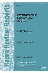 Developments in Colorants for Plastics