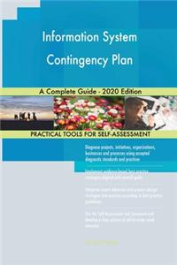 Information System Contingency Plan A Complete Guide - 2020 Edition