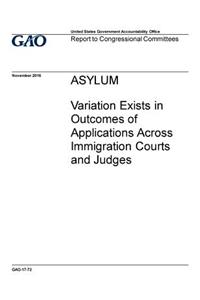 Asylum, variation exists in outcomes of applications across immigration courts and judges