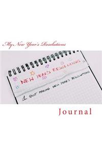My New Year's Resolutions