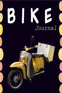 Bike Journal: 6 X 9, 110 Lined Pages (Diary, Notebook, Journal, Workbook)