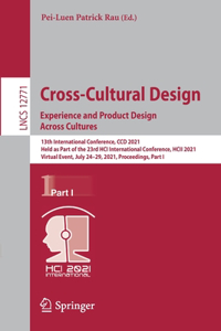 Cross-Cultural Design. Experience and Product Design Across Cultures