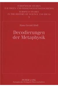 Decodierungen Der Metaphysik