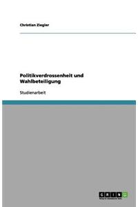 Politikverdrossenheit und Wahlbeteiligung