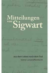 Mitteilungen von Sigwart