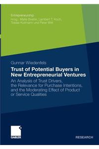 Trust of Potential Buyers in New Entrepreneurial Ventures