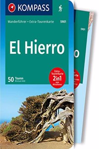 El Hierro: Wanderfuhrer mit Extra-Tourenkarte, 50 Touren, GPX-Daten zum Download.