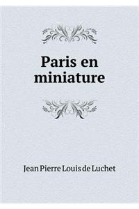 Paris en miniature