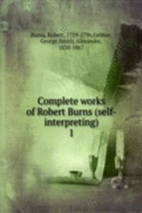 Complete works of Robert Burns (self-interpreting)
