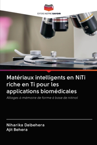 Matériaux intelligents en NiTi riche en Ti pour les applications biomédicales