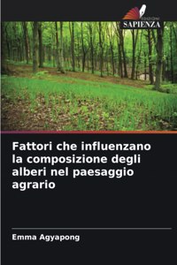 Fattori che influenzano la composizione degli alberi nel paesaggio agrario