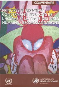 Principes et directives concernant les droits de l'homme et la traite des êtres humains