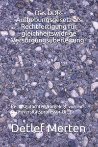 DDR-Aufhebungsgesetz als Rechtfertigung für gleichheitswidrige Versorgungsüberleitung?