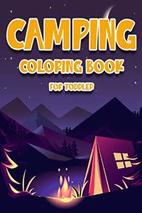 Camping Coloring Book Toddler