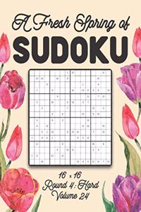 Fresh Spring of Sudoku 16 x 16 Round 4