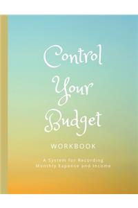 Control Your Budget Expense and Income Tracker Workbook