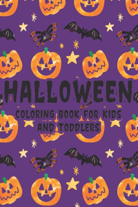 Halloween Coloring Book For Kids And Toddlers
