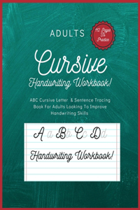 Adults Cursive Handwriting Workbook