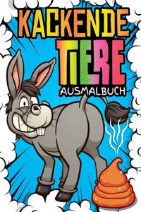 Kackende Tiere Ausmalbuch
