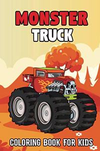 Monster Truck Coloring Book For Kids