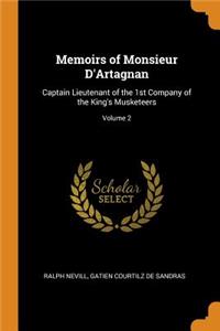 Memoirs of Monsieur D'Artagnan