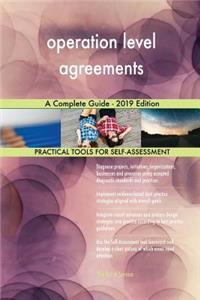 operation level agreements A Complete Guide - 2019 Edition