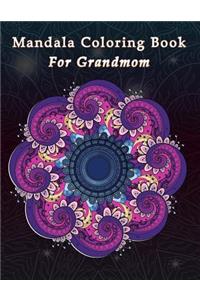 Mandala Coloring Book For Grandmom