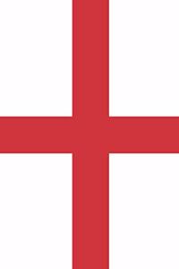 England Flag Notebook - English Flag Book - England Travel Journal