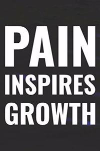 Pain Inspires Growth